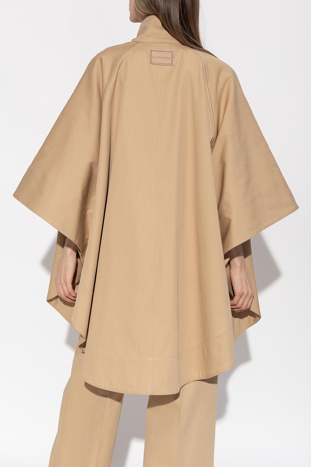 See By Chloé Logo Casual Jacket In Nude