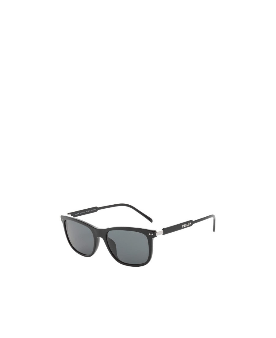 Prada Logo Sunglasses In Gray