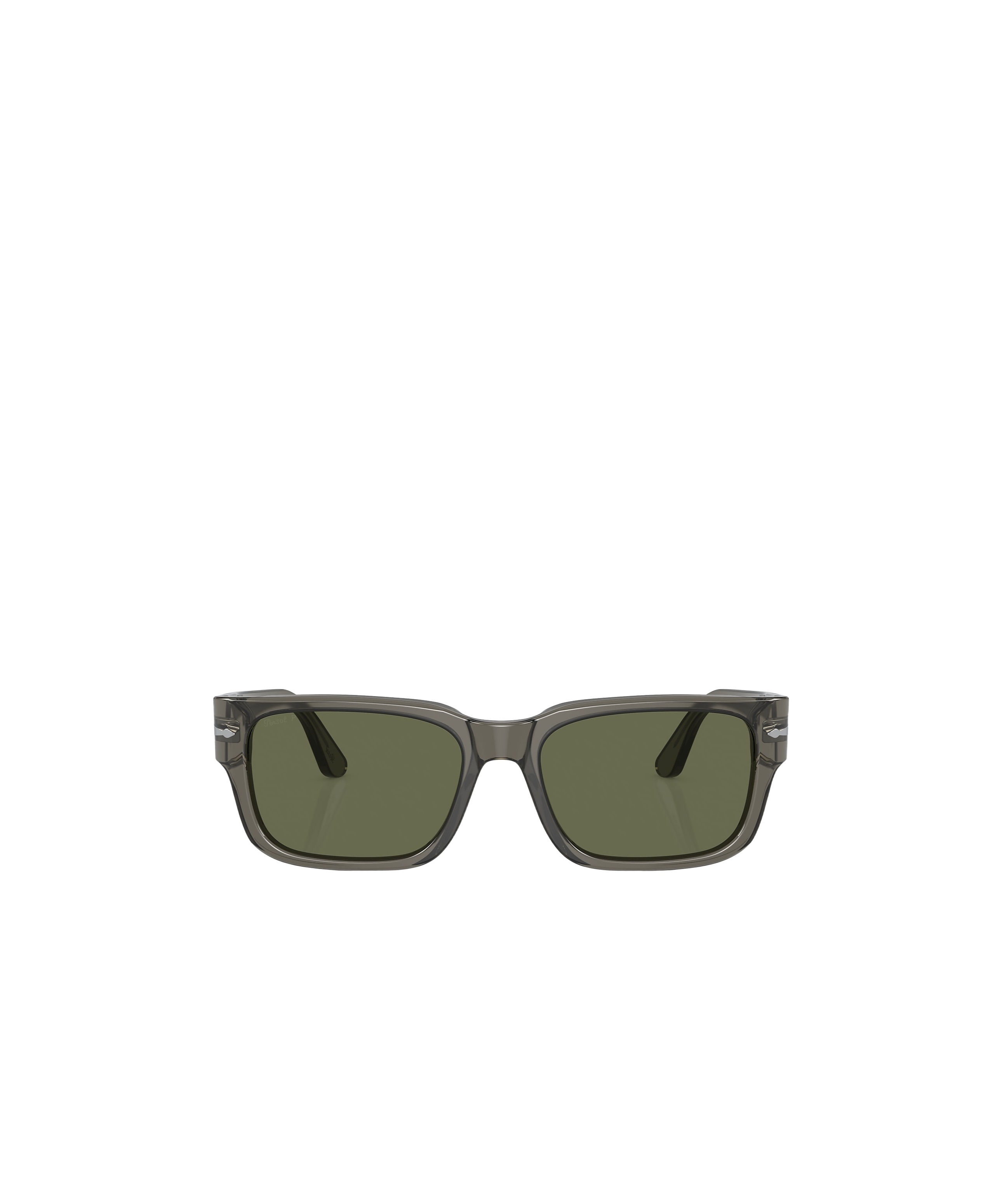 Persol Rectangular Frame Sunglasses In Green