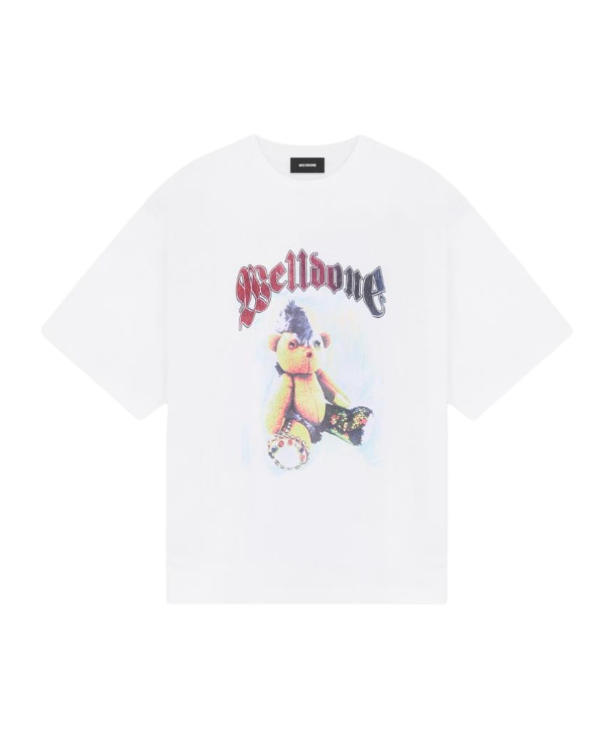 We11 Done Graphic Print T-shirt In Multicolor