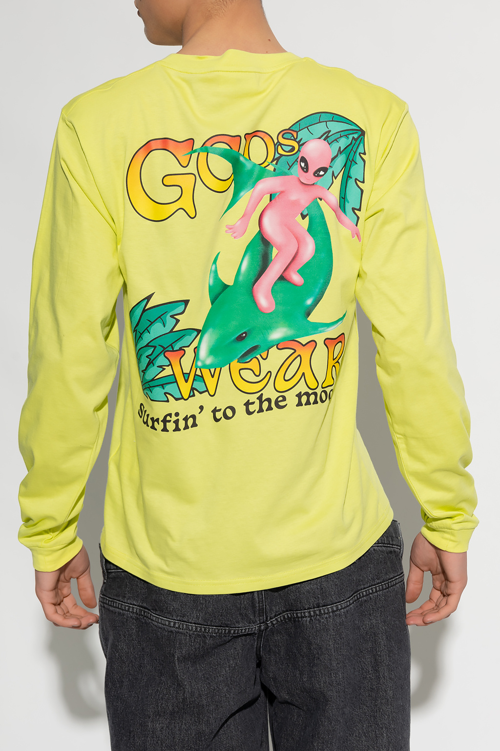 Gcds Graphic Sun Print Top In Yellow