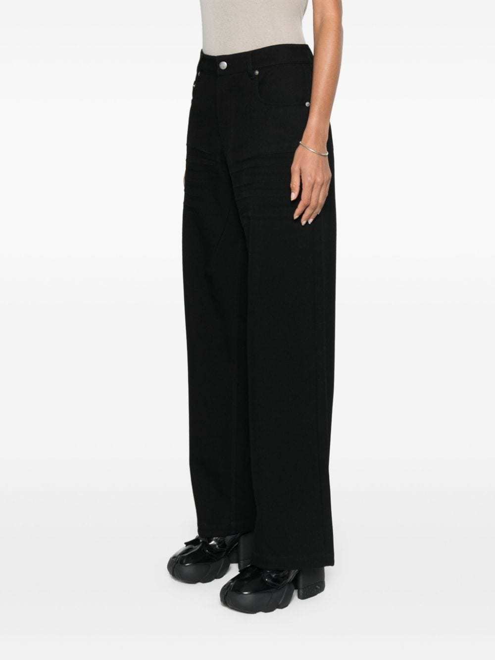 Shop Rick Owens Geth Trousers In Black