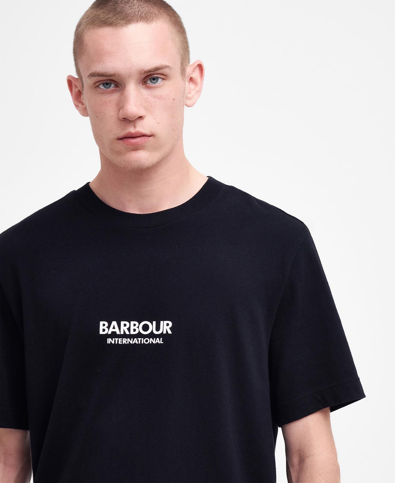 Barbour Short-sleeved T-shirt In Black