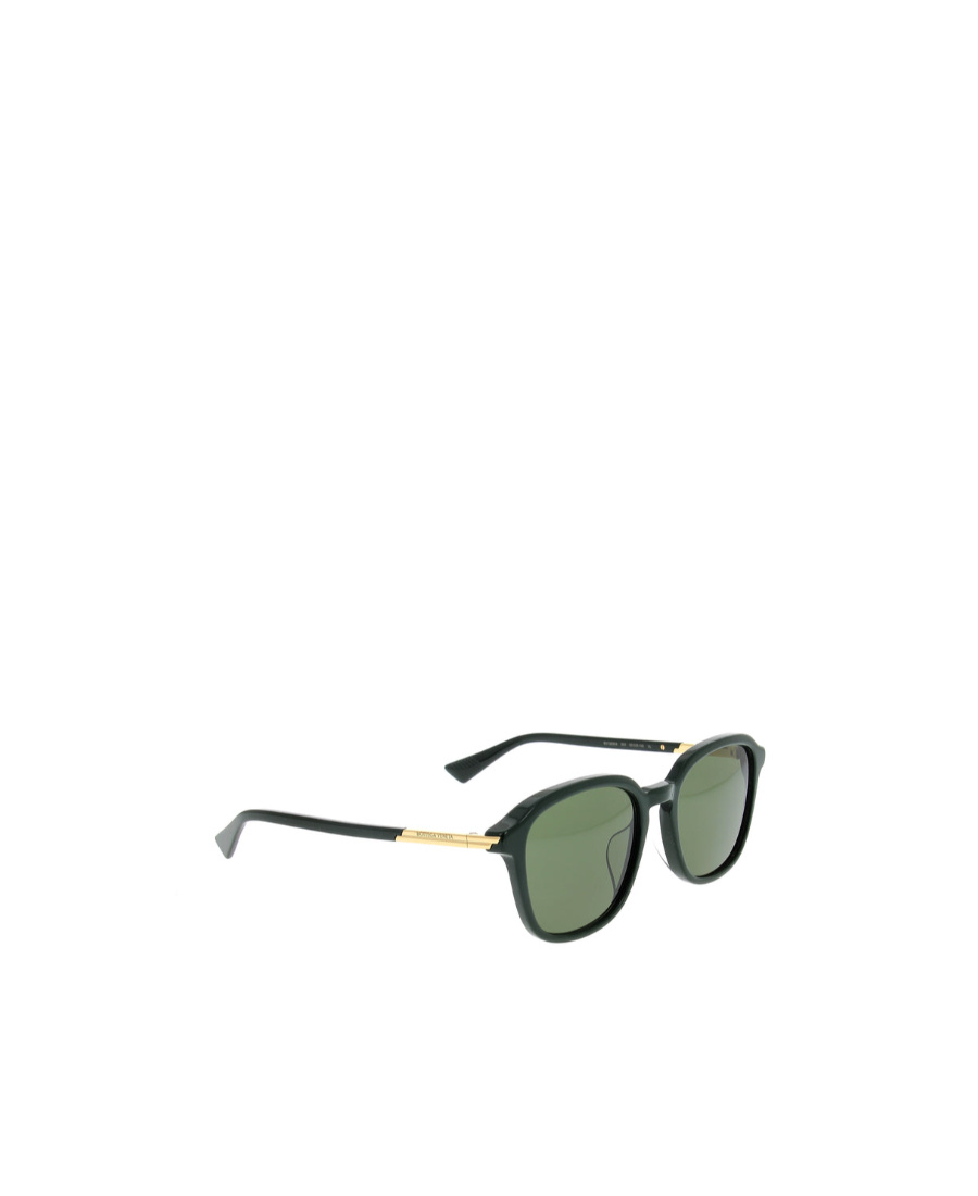 Bottega Veneta Logo Sunglasses In Green