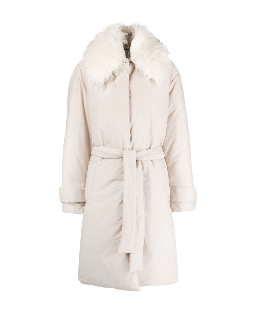 Stella Mccartney Logo Down Jacket In White