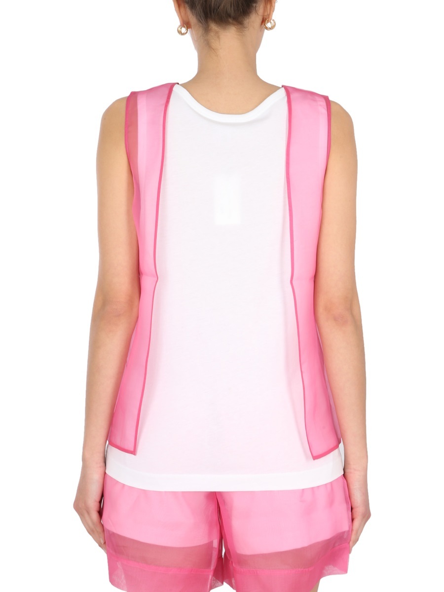 Dries Van Noten Hasche Top In Pink