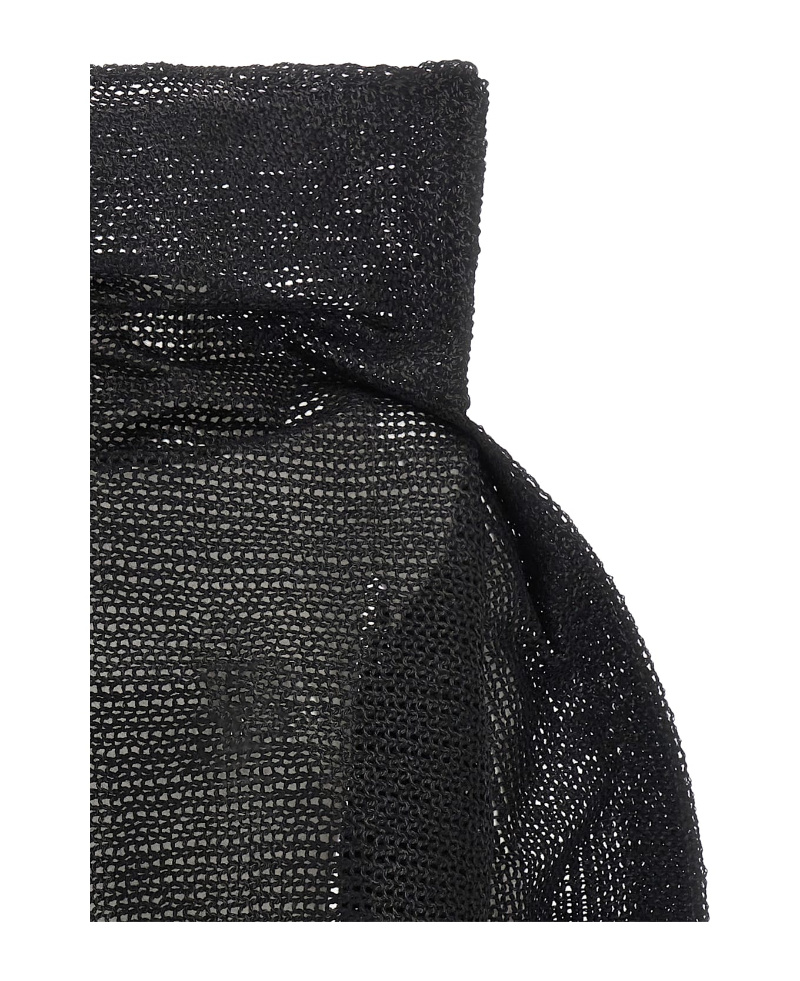 Issey Miyake Panini Top In Black