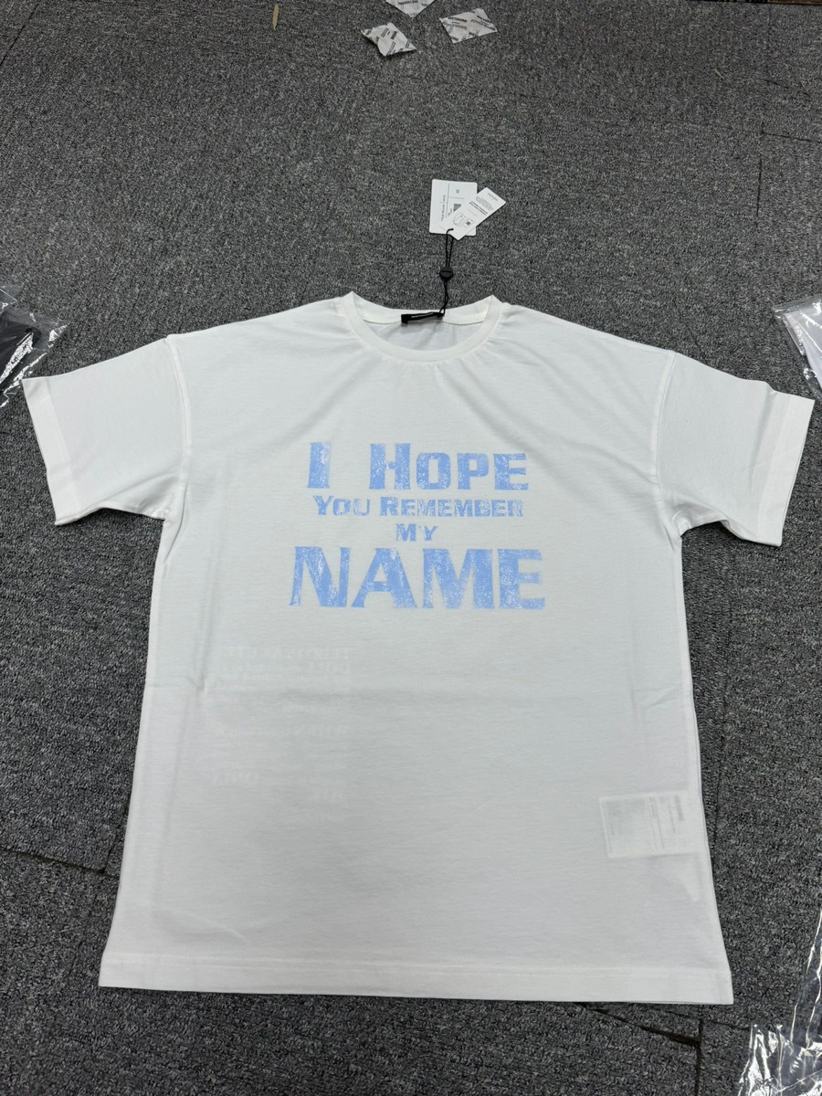 We11 Done Short-sleeved T-shirt In Gray