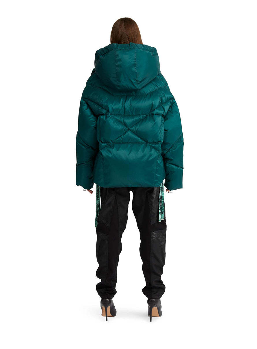 Khrisjoy Emblem Cotton Suit In Green