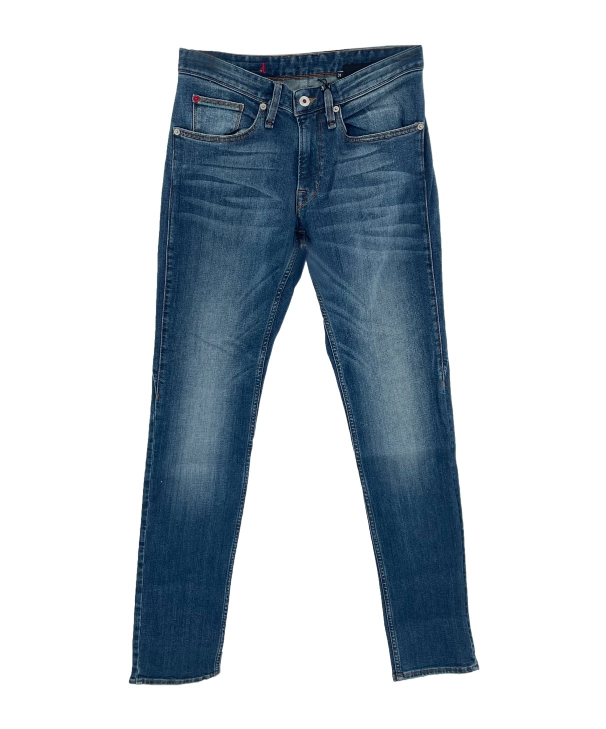 Moschino Five-pocket Denim Trousers In Blue