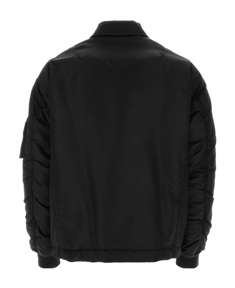 Alexander Mcqueen Button Up Collared Jacket In Black