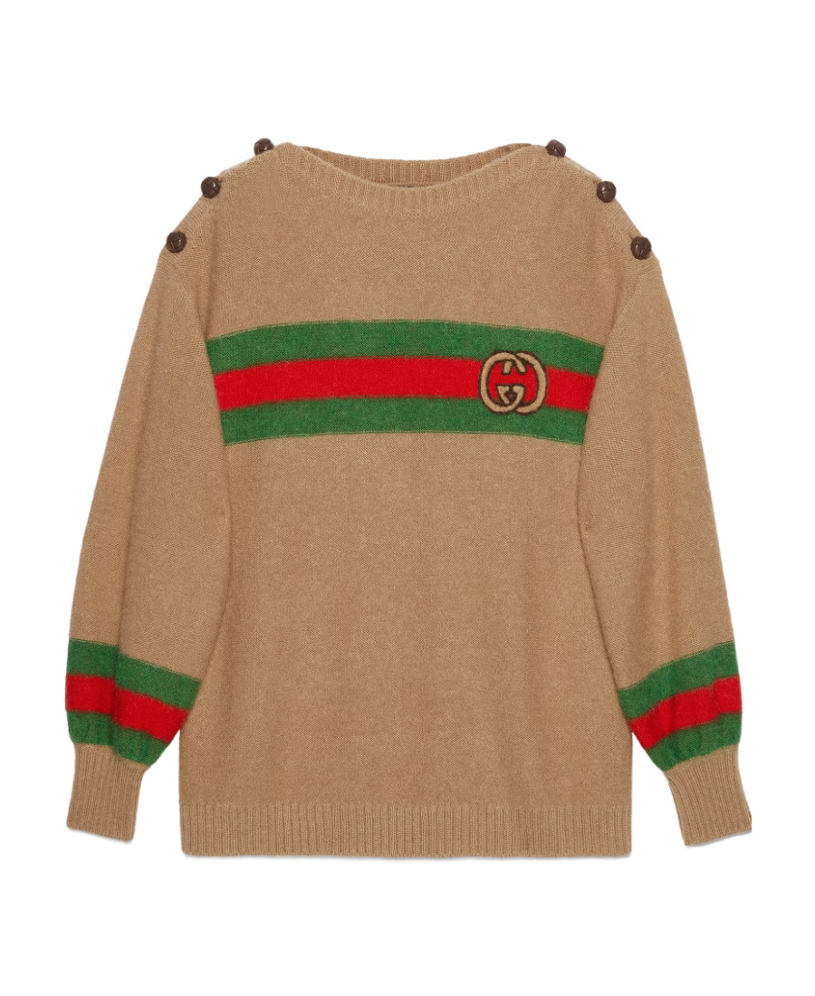 Gucci Sweaters In Brown