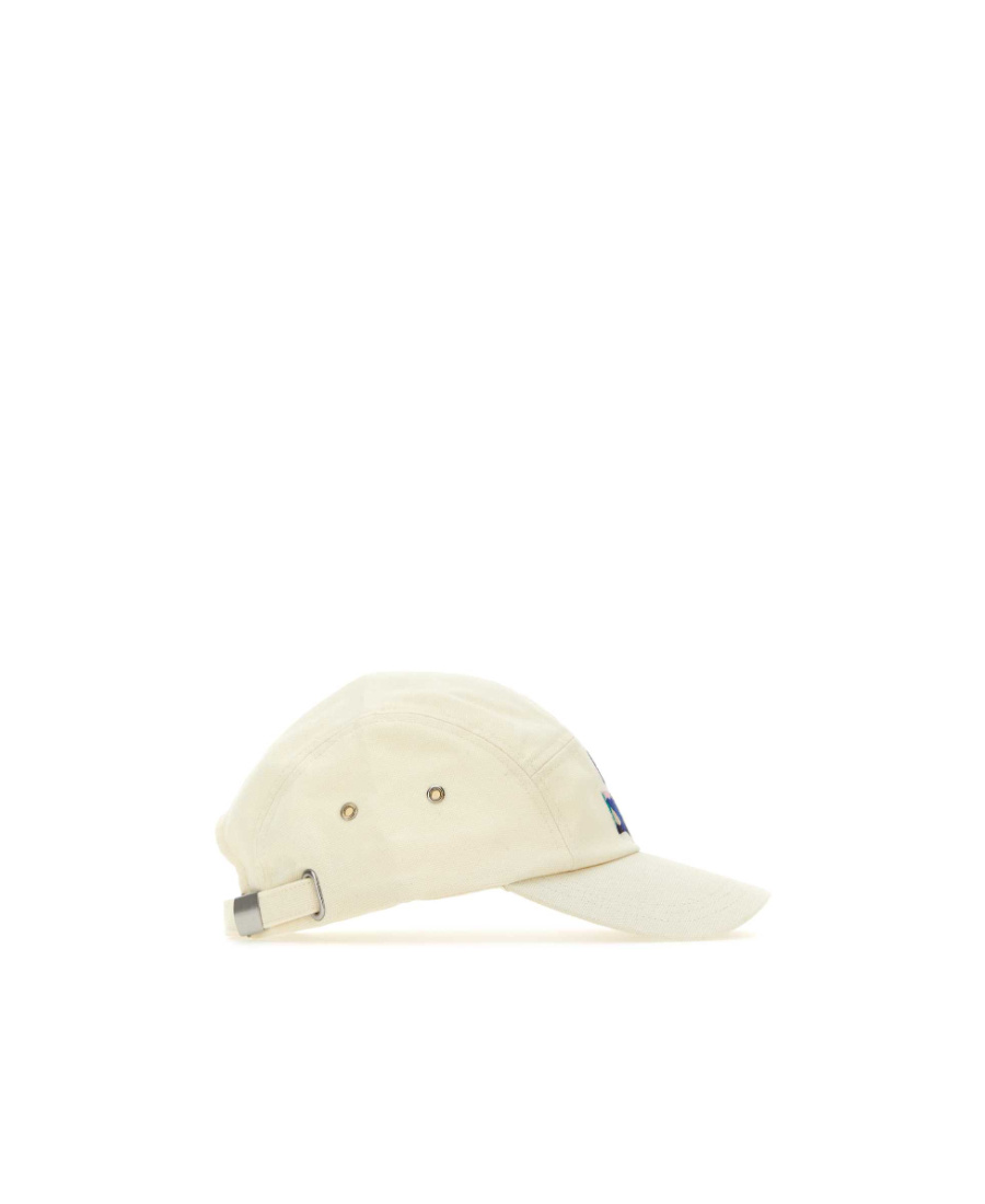 Isabel Marant Ivory Cotton Tedji Baseball Cap In White