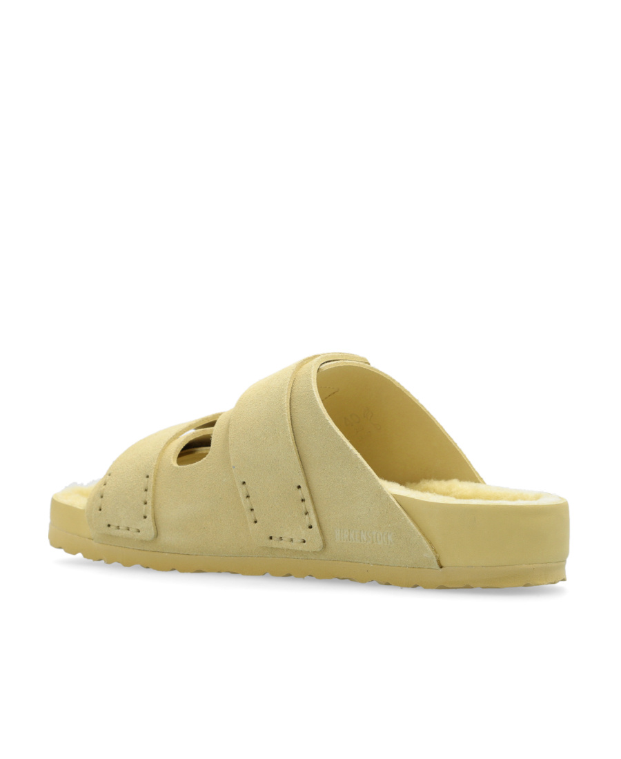 Birkenstock X Tekla Uji Suede Sandals In Nude