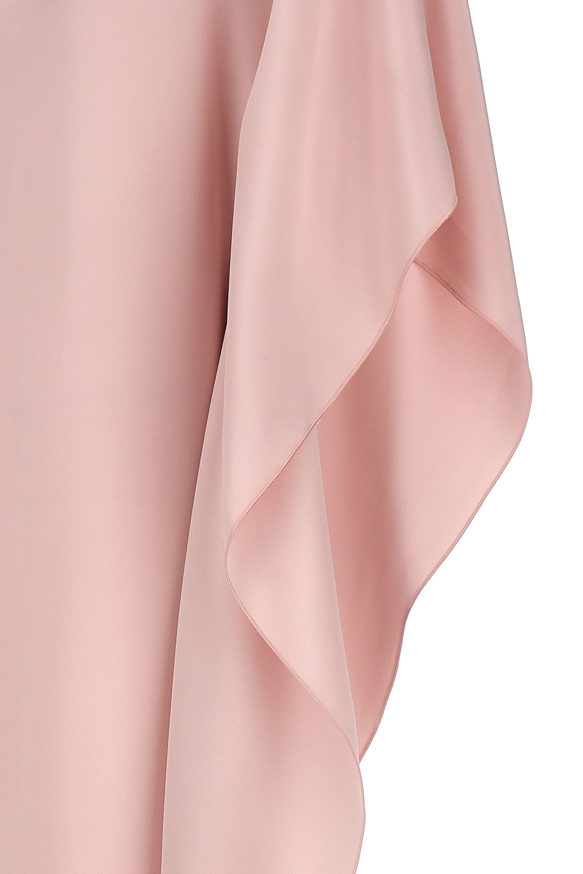 Max Mara Light Pink Bora Draped Dress In Pink