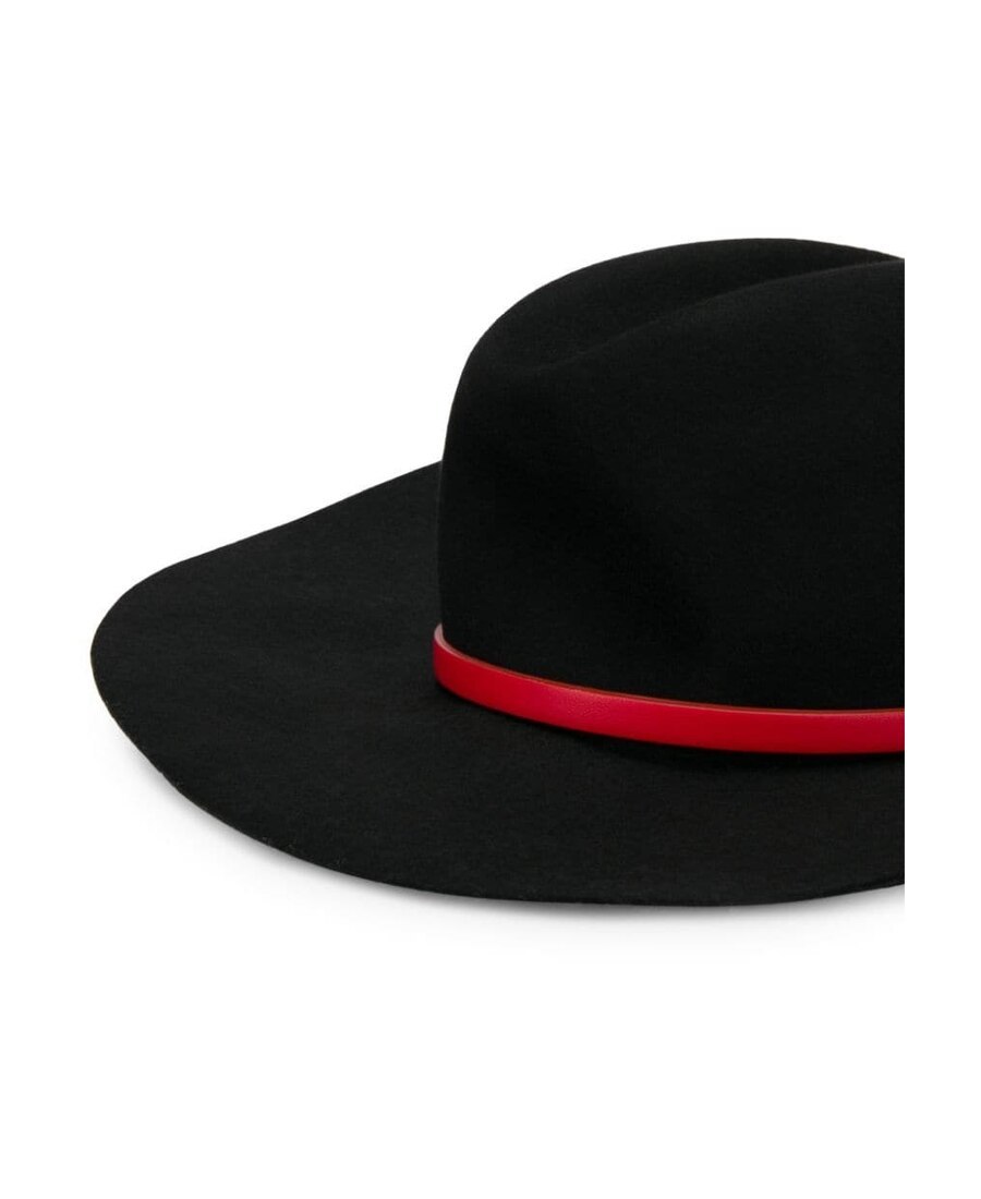Valentino V Logo Fedora In Black