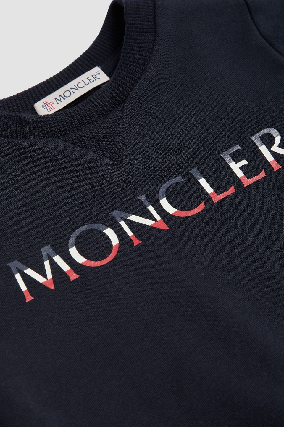 Moncler Enfant Logo Patch Tracksuit Set In Blue