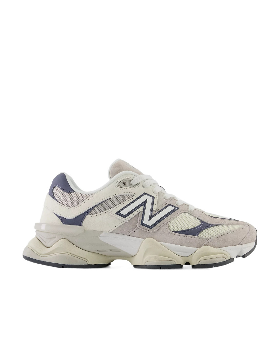New Balance 9060 Low-top Suede And Mesh Sneakers In Gray