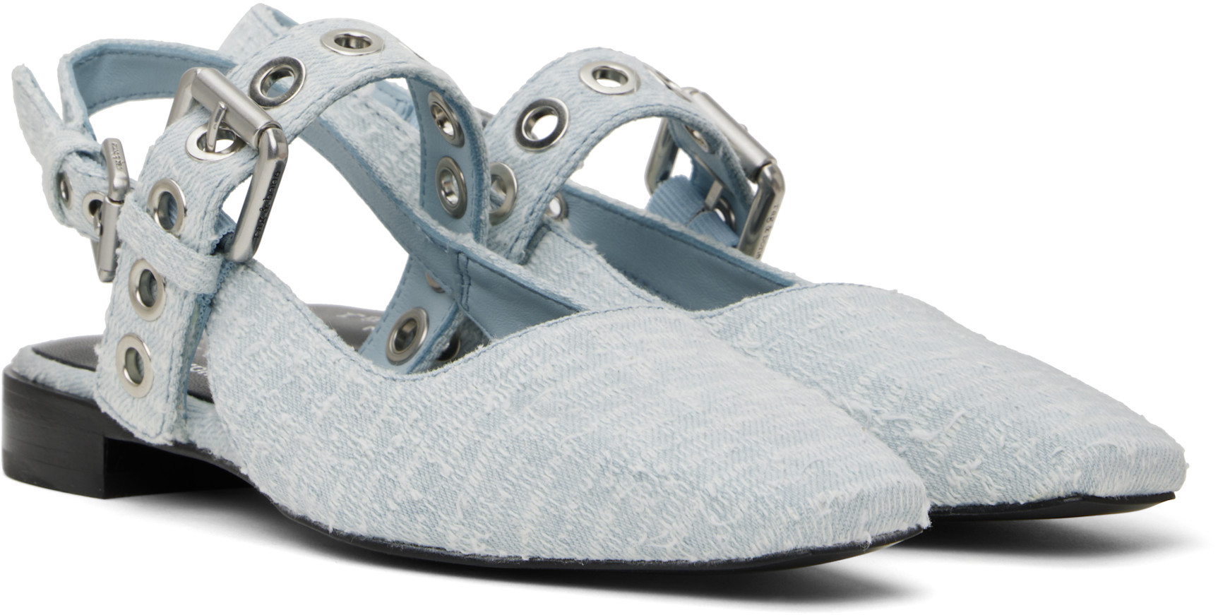 RAG & BONE SQUARE TOE LOW HEEL SANDALS