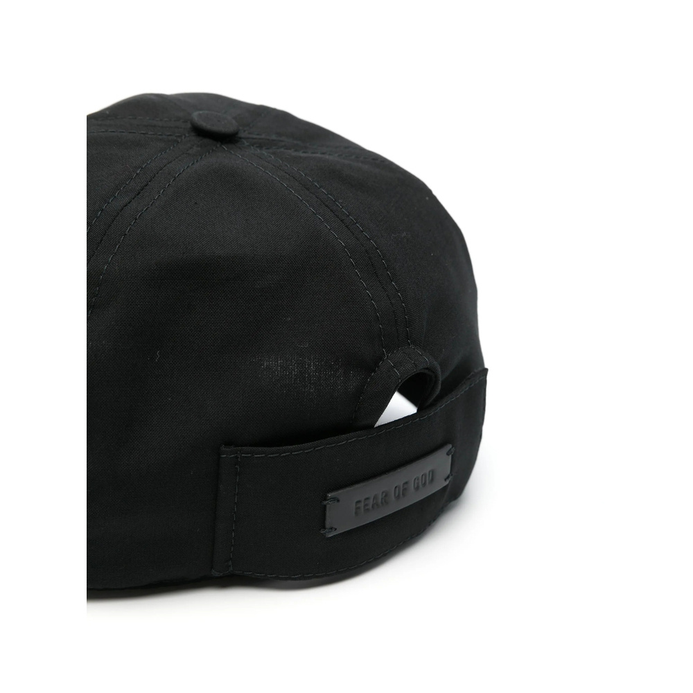 Shop Fear Of God Patterned Hat In Black