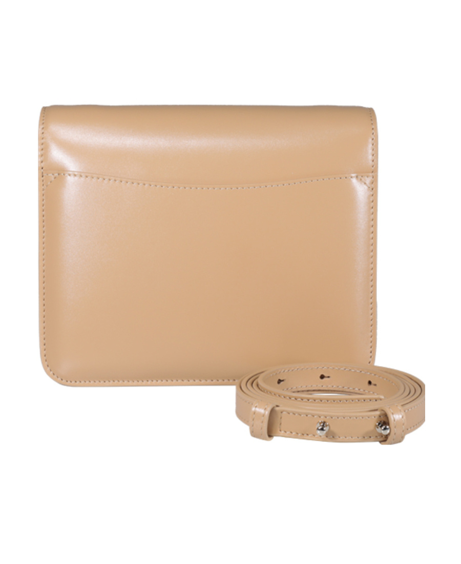 Chloé Kattie Leather Crossbody Bag In Nude