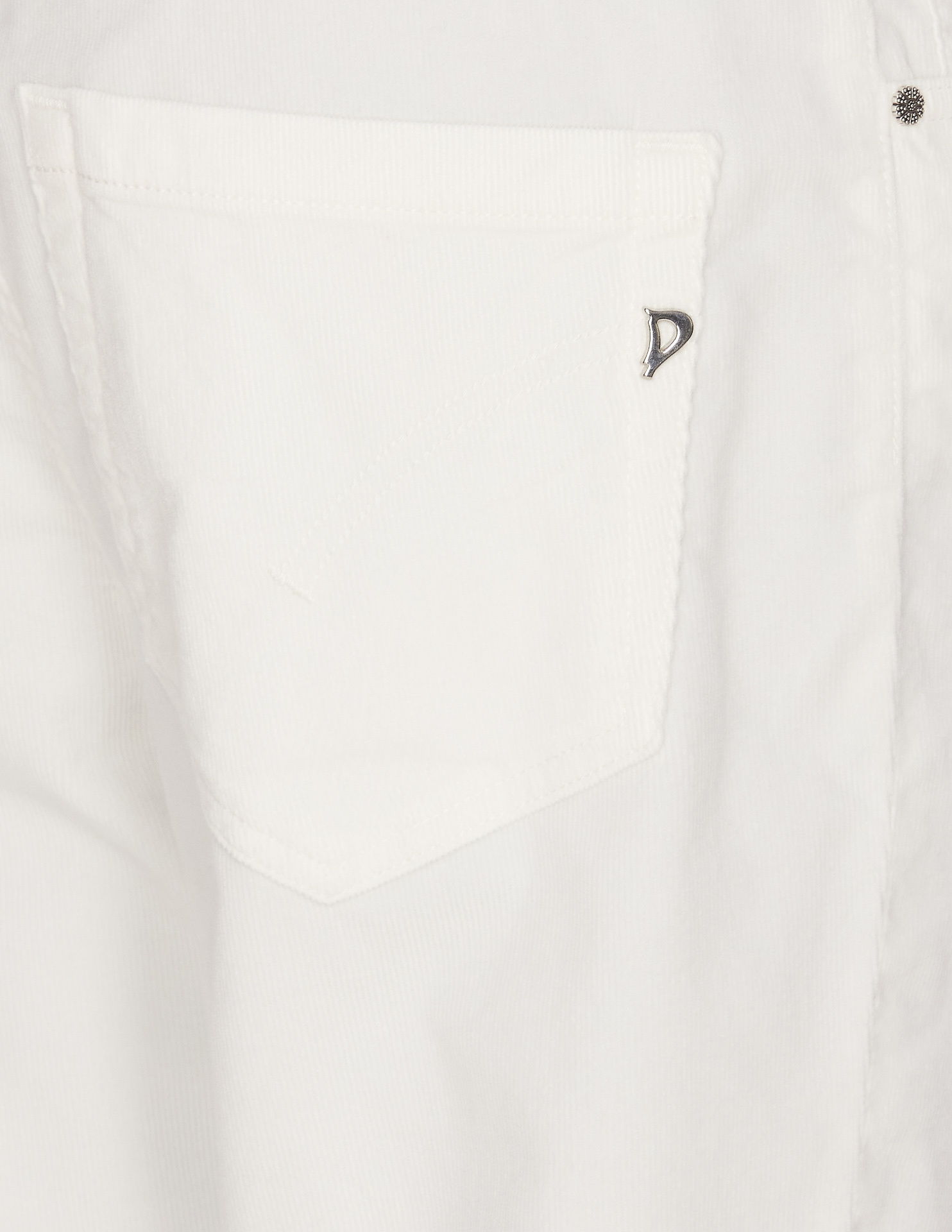 Dondup Koons Trousers In White
