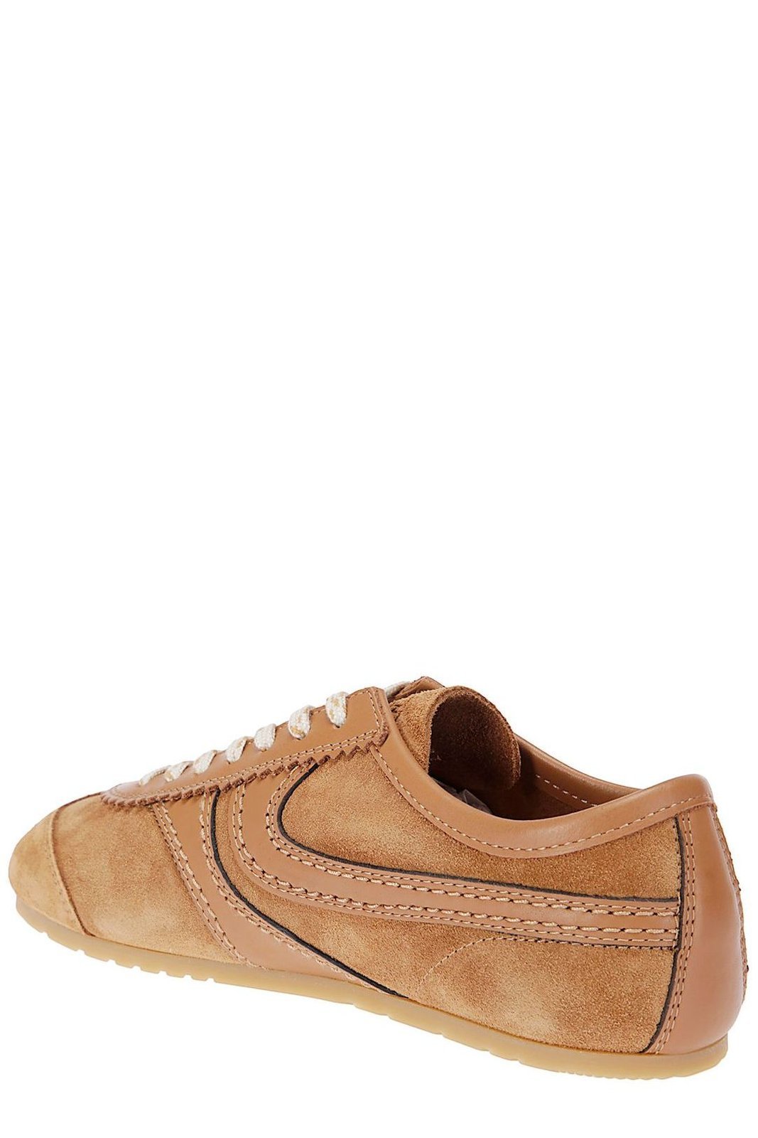 Dries Van Noten Suede Upper Sneakers With Leather Lining In Brown