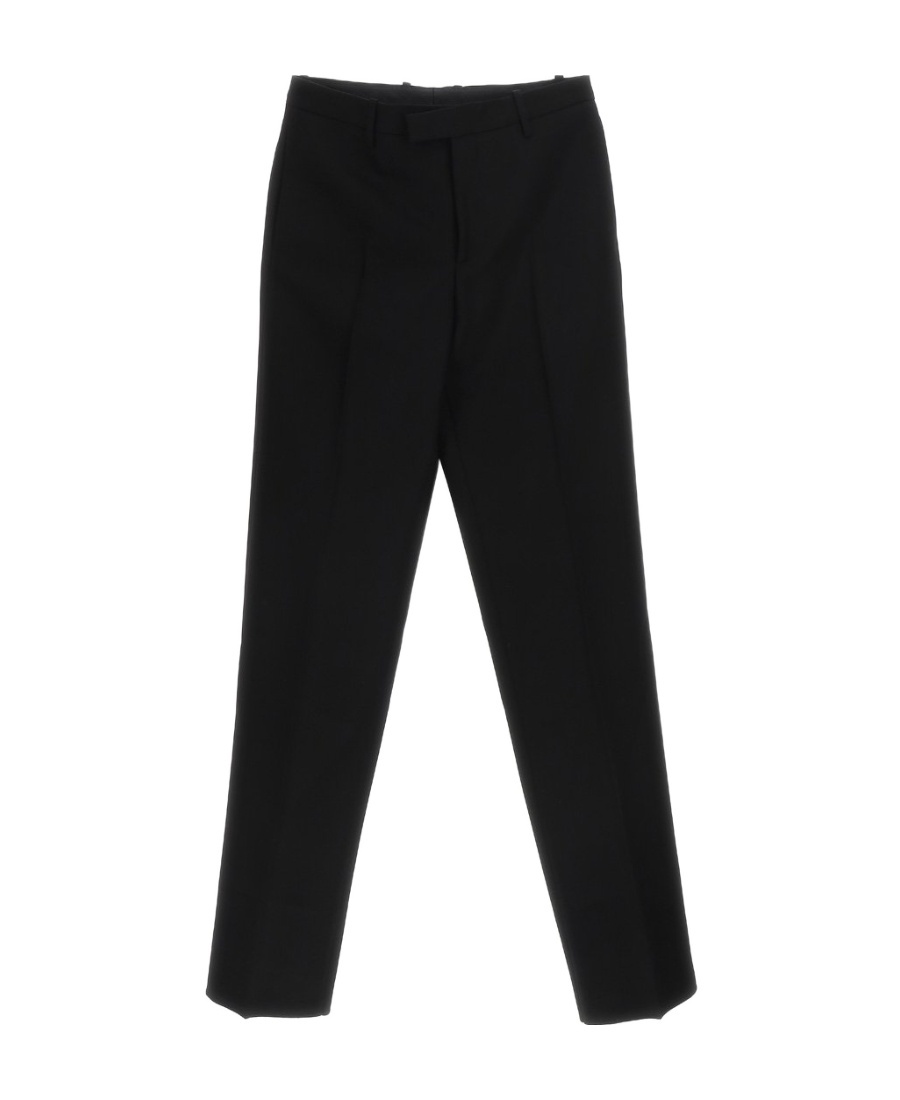 Off-white Diag Stripe Straight-leg Trousers In Black