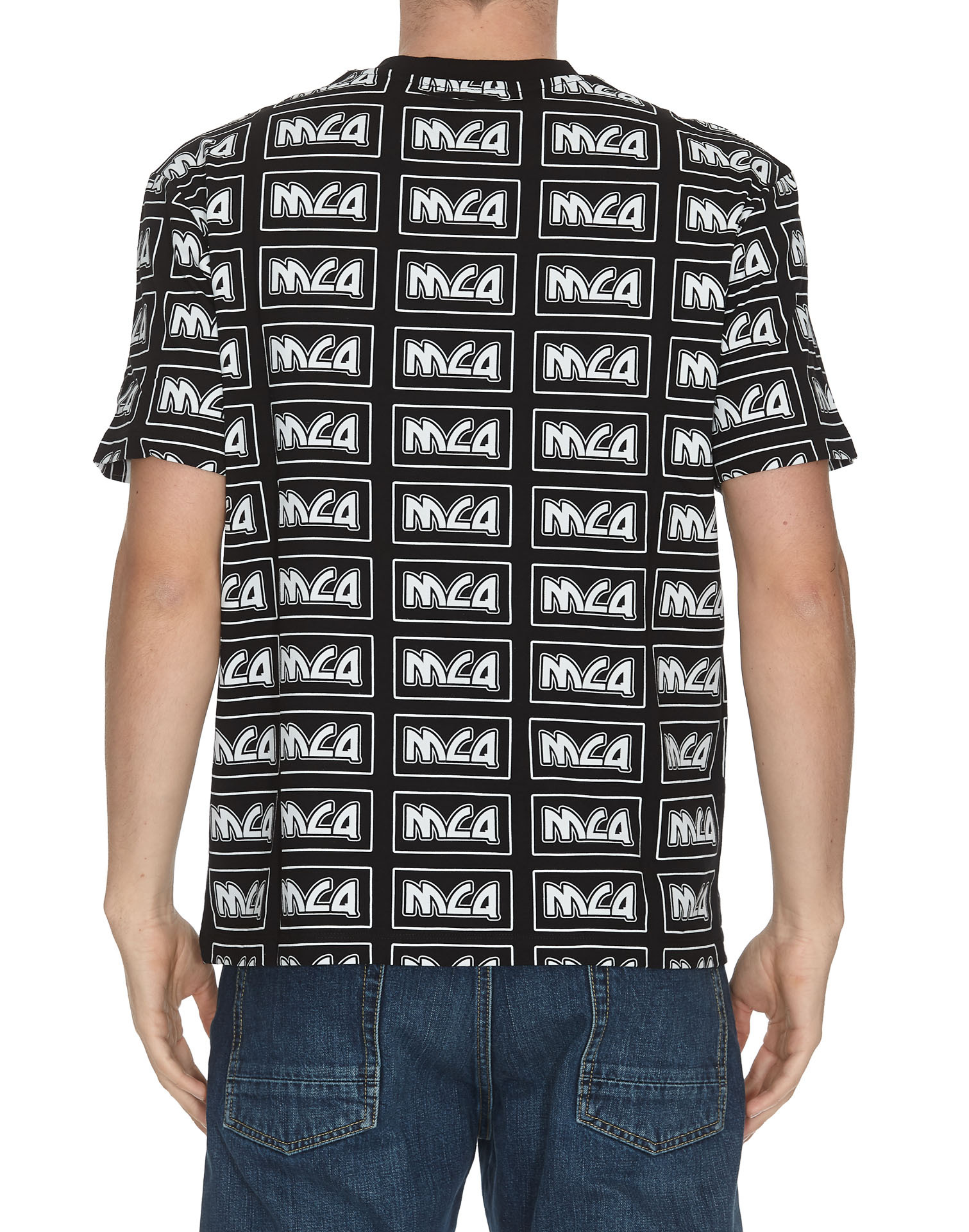 Mcq By Alexander Mcqueen Full Of Mcq Short-sleeved T-shirts In Black