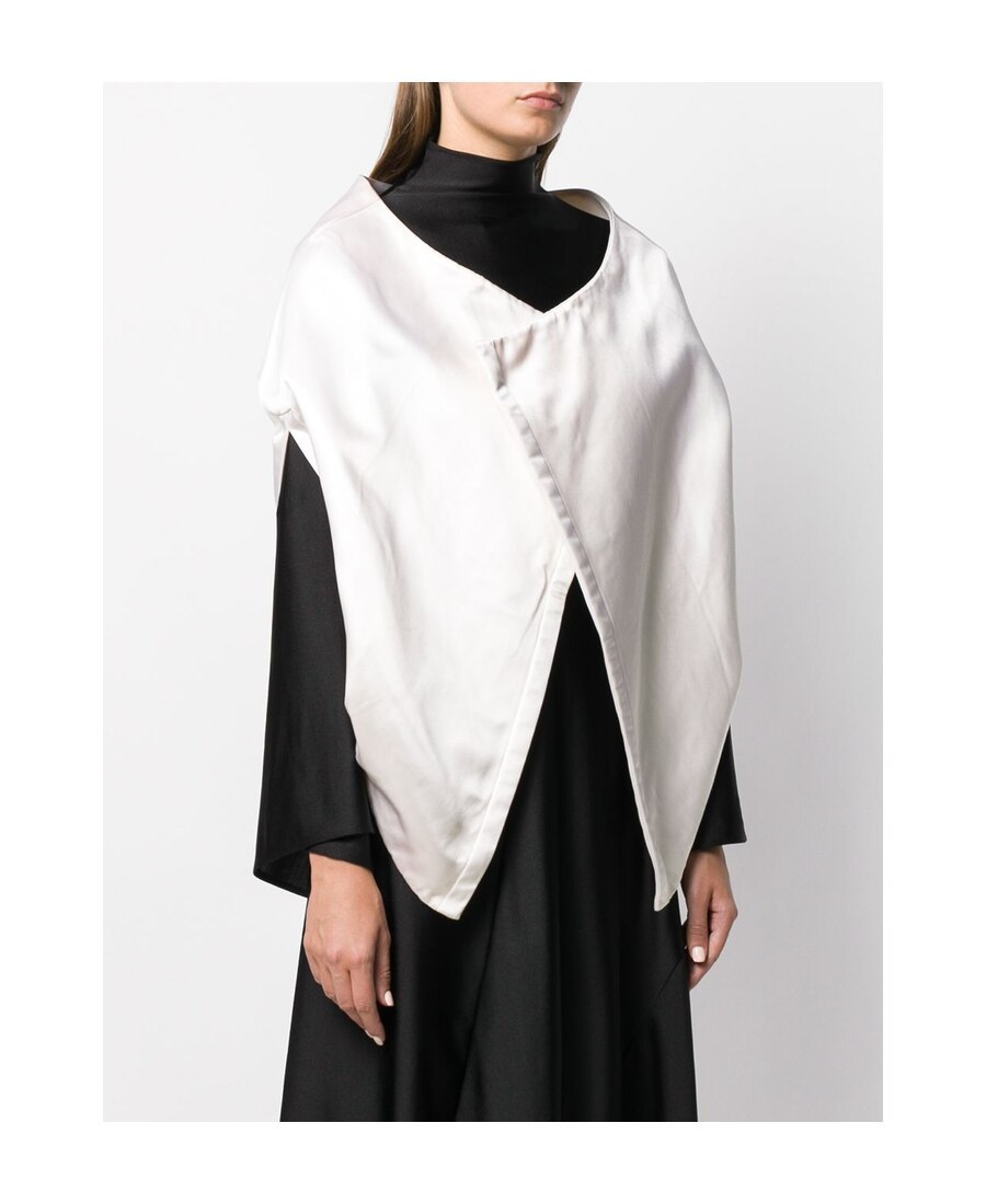 Prada Wrap Around Jacket In White