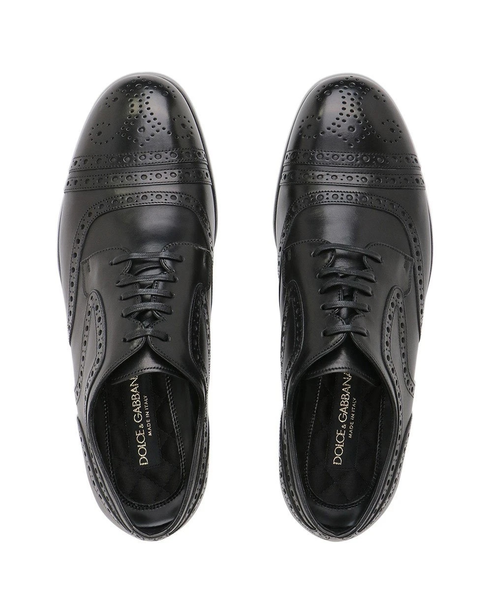 DOLCE & GABBANA ROUND-HEADED BUSINESS DRESS SHOES