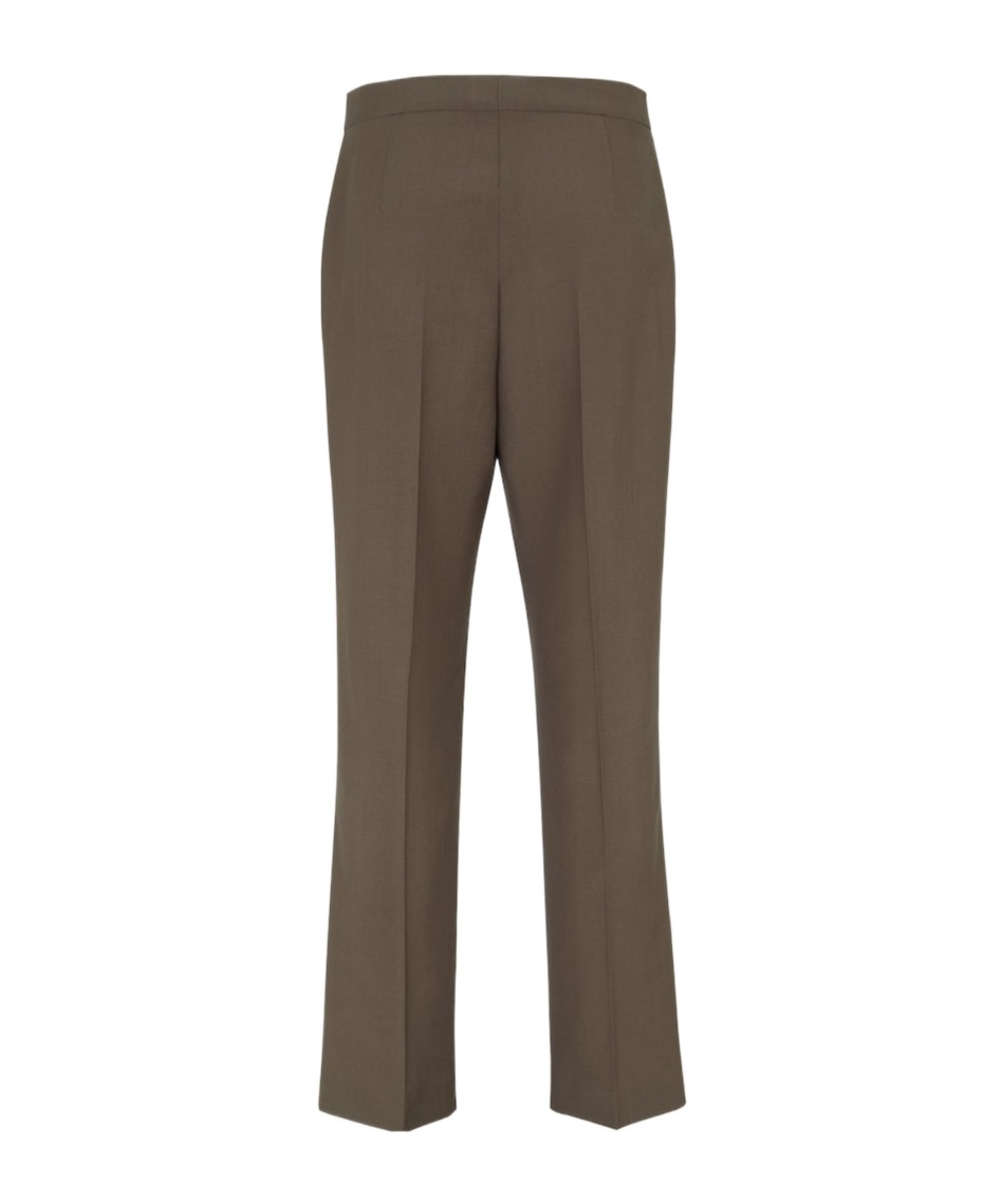 Fendi Wool And Mohair Pants In Brown