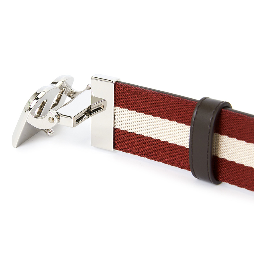 Bally Double-sided Belt In Gold