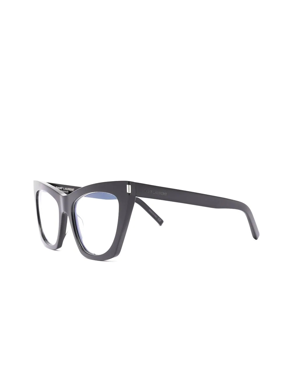 Saint Laurent Kate Cat-eye Glasses In Black