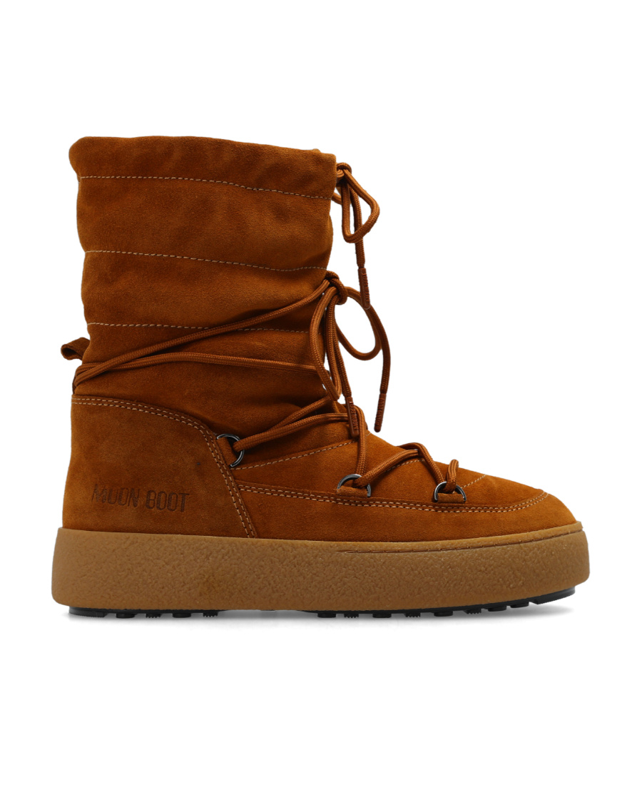 Moon Boot Ltrack Suede Boots In Brown