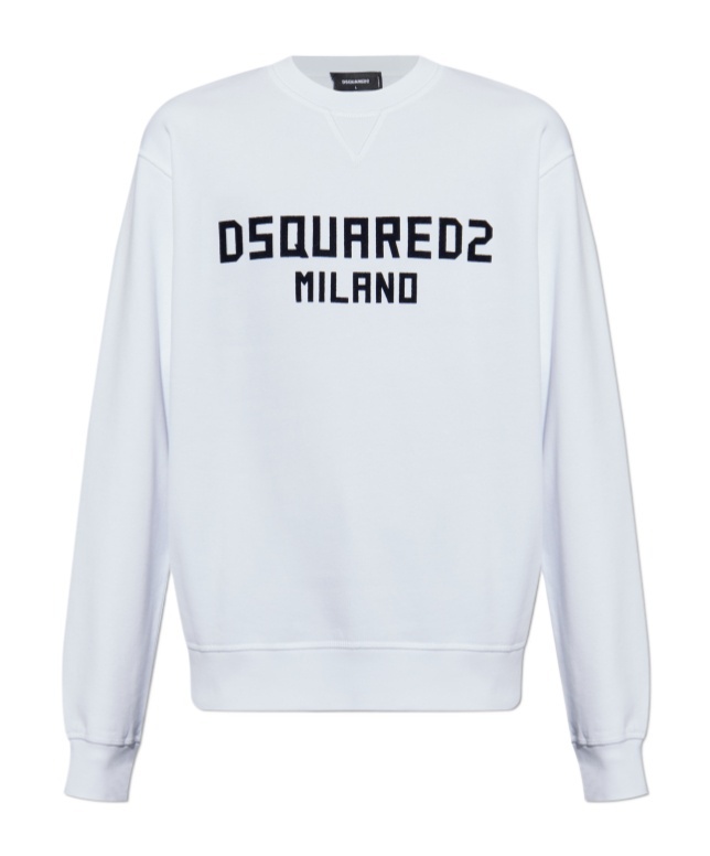 Shop Dsquared2 Logo-print Sweatshirt In White