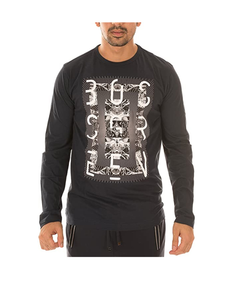 Hugo Boss Printed T-shirt In Black