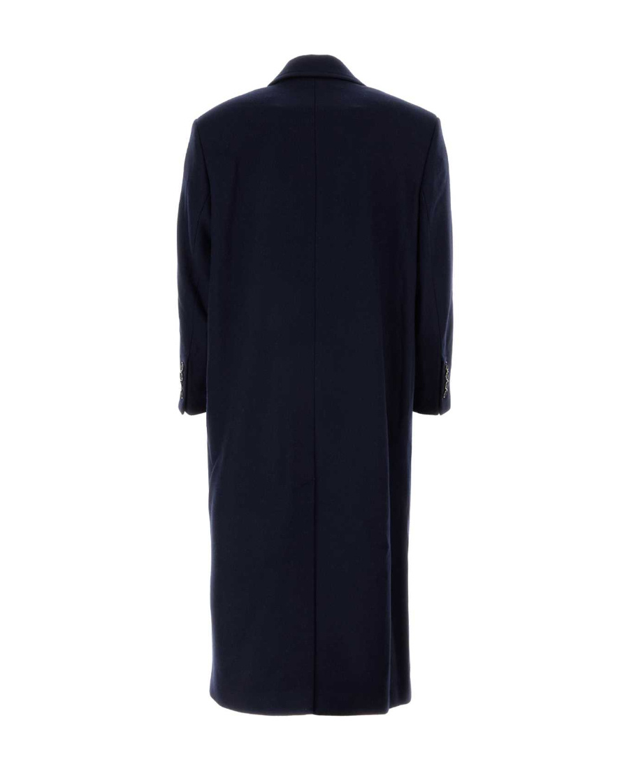 Ami Alexandre Mattiussi Ami Oversized Buttoned Coat In Blue