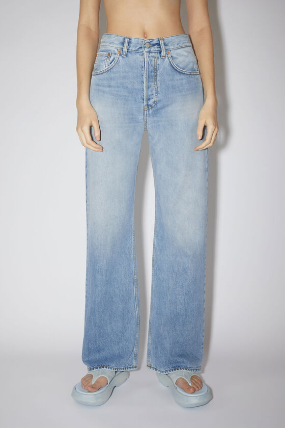 Acne Studios Wide-leg Jeans In Blue
