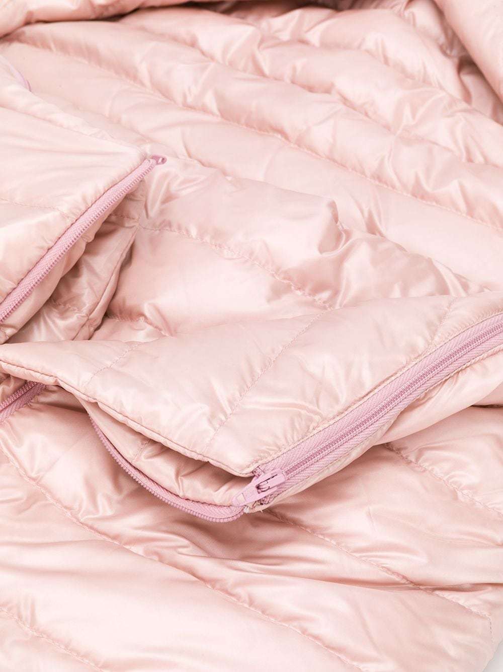Herno Ribbed Padded Nest In Pink