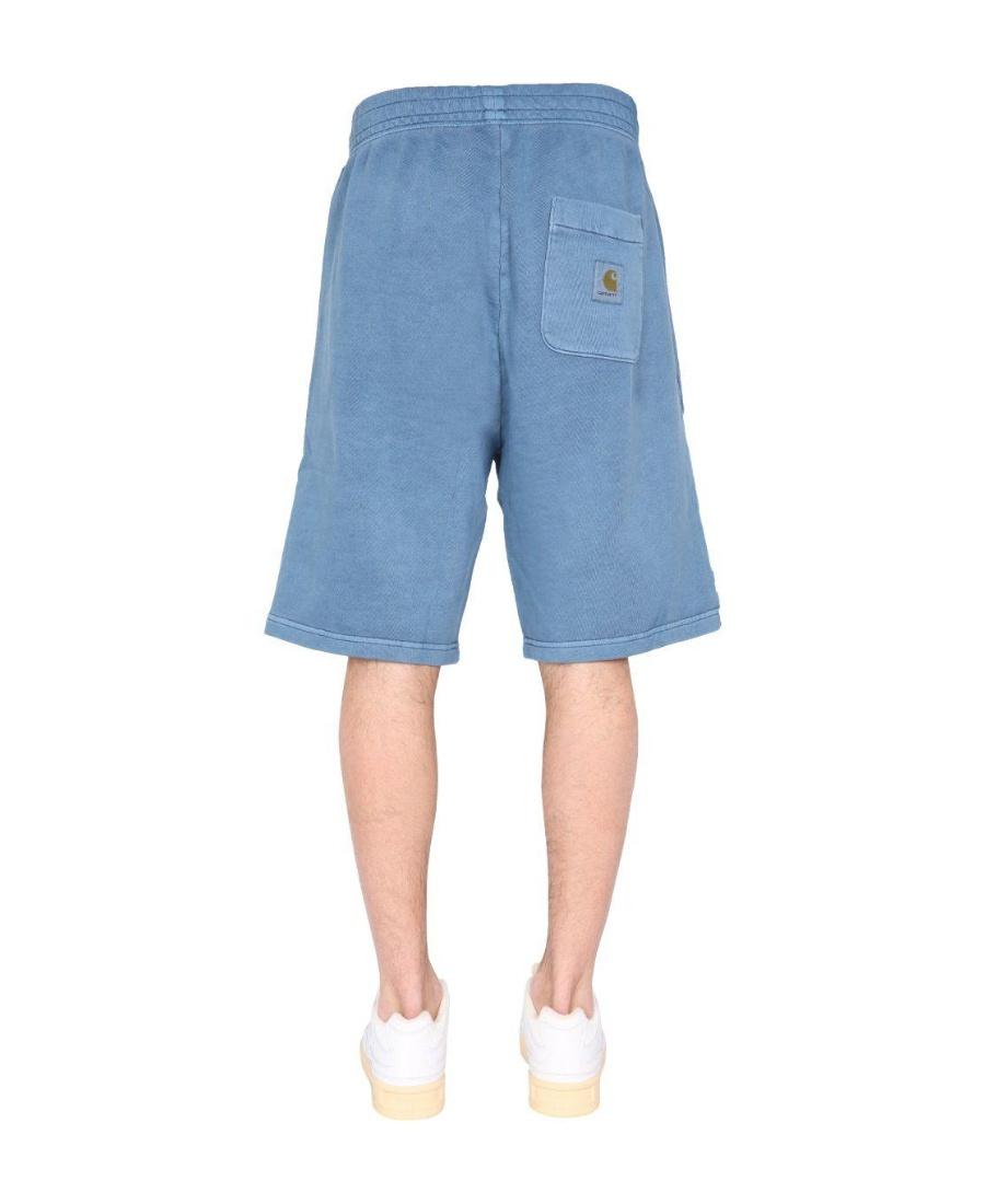 Carhartt Logo Shorts In Blue