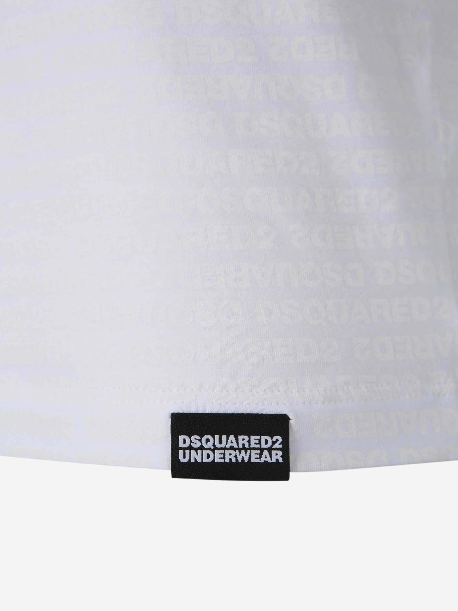 Dsquared2 Dsq Heritage Tee In White