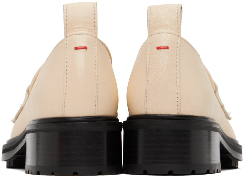 Aeyde Flat-soled Business Dress Shoes In Nude