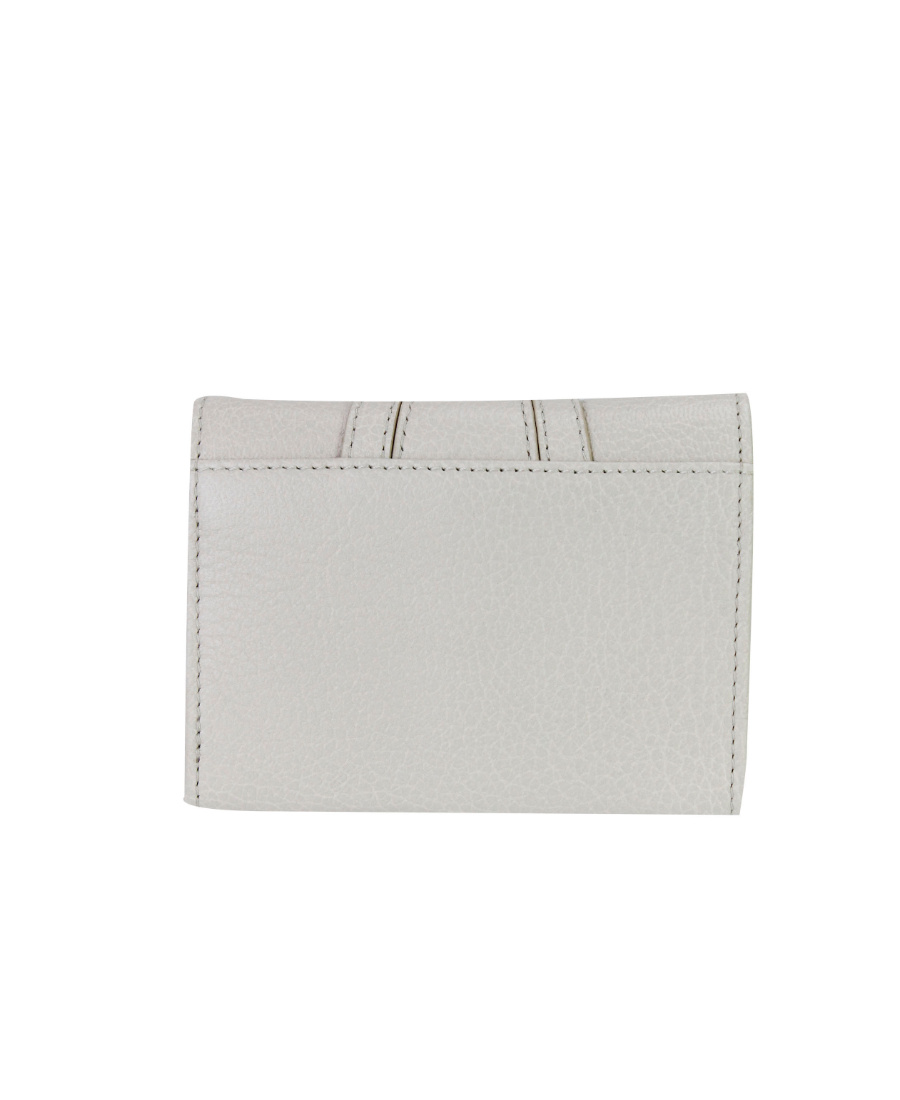 See By Chloé Logo Trifold Coin Wallet In Gray