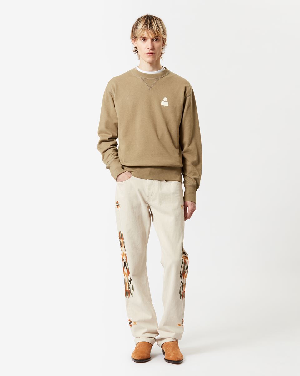 Isabel Marant Long-sleeved Sweater In Green