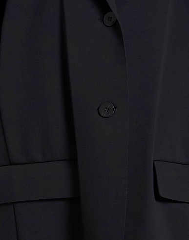 Max Mara Single-breasted Blazer In Black