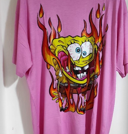 Moschino Printed T-shirt In Pink