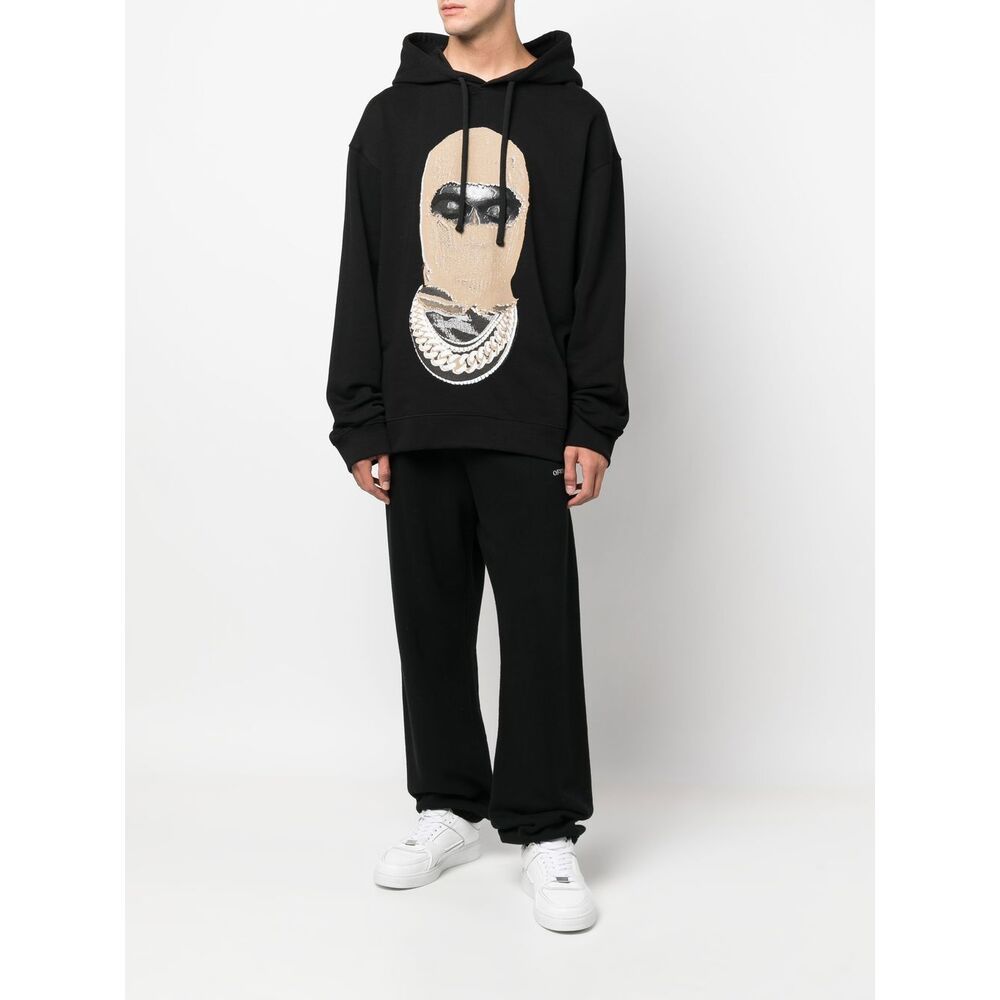 Ih Nom Uh Nit Graphic-print Pullover Hoodie In Black
