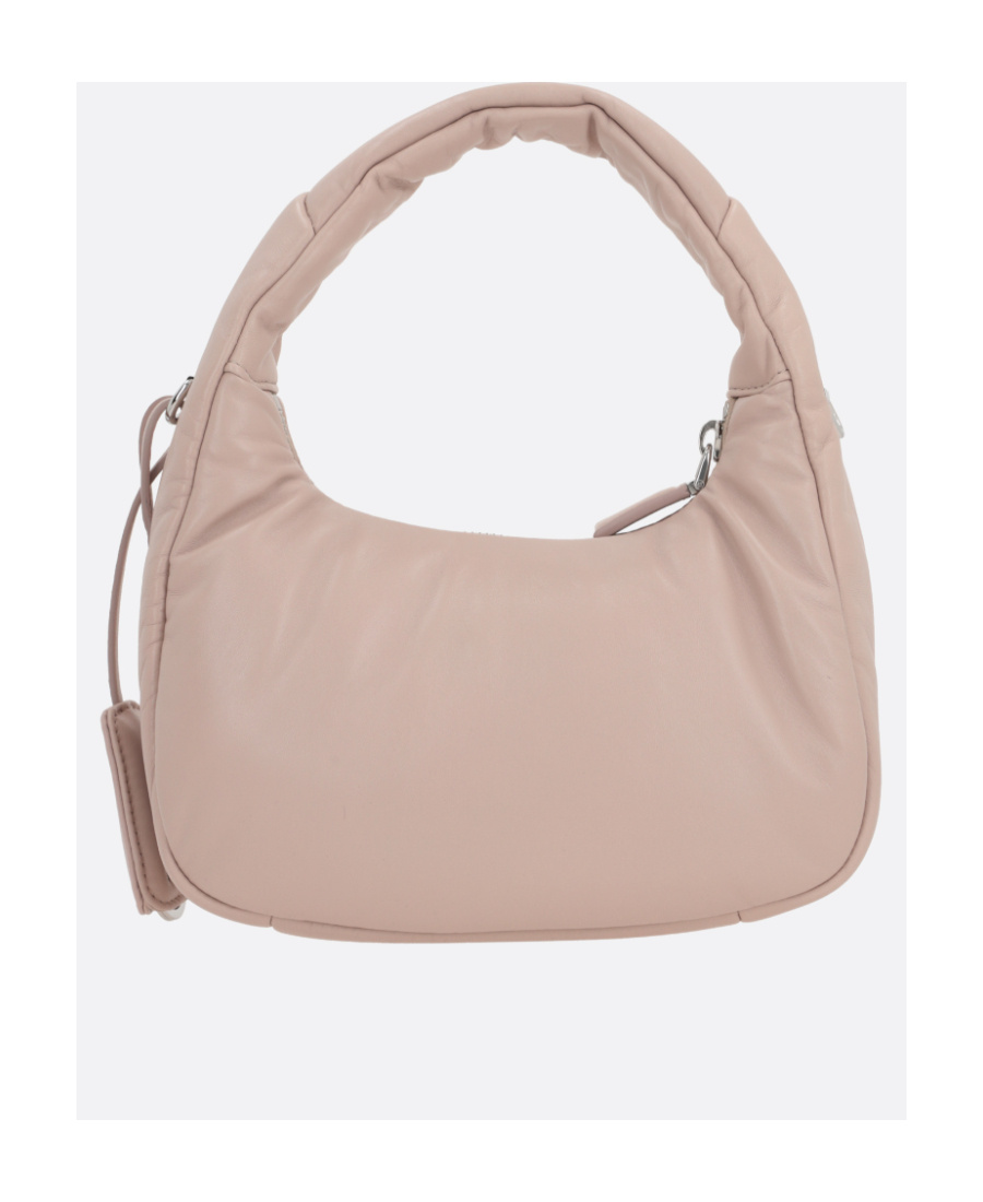 Shop Prada Padded Tote Bag In Nude