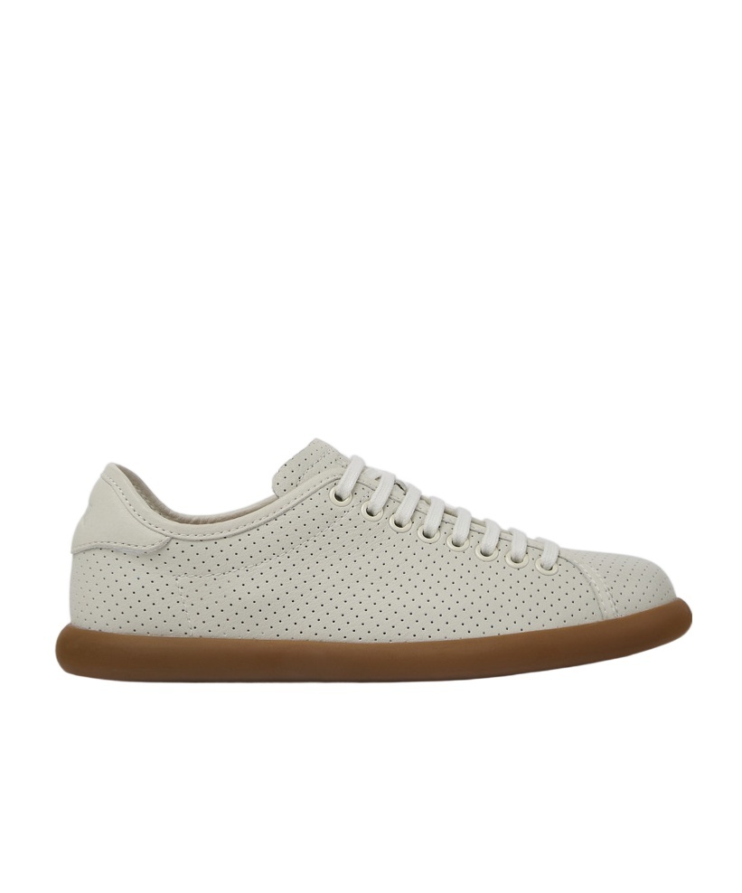 Camper Perforated Lace-up Sneakers In Gray